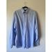Burberry Shirts | Burberry Brit Men's Dress Shirt Pale Blue Cotton Stripes Logo Size 16-1/2-36 | Color: Blue | Size: 16-1/2-36