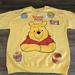 Disney Sweaters | Disney Winnie The Pooh Crew Neck Sweatshirt Yellow Size S Women's Nwt | Color: Red/Yellow | Size: S