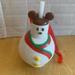 Disney Holiday | Disney Mickey Hot Choc Marshmallow Snowman Ornament With Glitter | Color: Brown/White | Size: Os