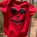 Disney One Pieces | Disney Baby Onesie Girl’s/Boy’s Graphic Mickey Mouse Peekaboo Size 6 Mos Red | Color: Red | Size: 6mb
