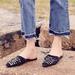 Free People Shoes | Free People Moroccan Sunset Slip On Flats Black Suede Metal Embellished Mules 38 | Color: Black | Size: 38