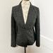 Anthropologie Jackets & Coats | Anthropologie Cartonnier Spliced Heather Blazer | Color: Black/Gray | Size: 8