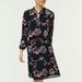 J. Crew Dresses | Jcrew Floral Print Dress Size Large | Color: Purple | Size: L