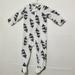 Adidas One Pieces | Adidas Infant Baby One-Piece Suit White/Black Size 9m Regular Fit | Color: Black/White | Size: 9m