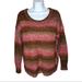 American Eagle Outfitters Sweaters | American Eagle Striped Cozy Fall Colors Sweater 5 For $25 | Color: Brown/Pink | Size: S