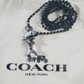 Coach Accessories | Coach Shark Necklace | Color: Black/Silver | Size: Os