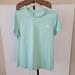 Adidas Tops | Adidas Womens Tee T-Shirt Top Short Sleeve Golf Large Mint | Color: Green | Size: L