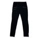 Athleta Pants & Jumpsuits | Athleta Women's Space Dye Black Zipper Pockets Ponte Twill Moto Pants | Color: Black/Gray | Size: 6