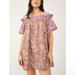 Free People Dresses | Free People Nwt Sophie Printed Dress Light Combo | Color: Pink/Purple | Size: L