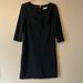 Kate Spade Dresses | Kate Spade Black Long Sleeve Zip Up Classic Ruffle Fall Holiday Dress- Size 6 | Color: Black/Gold | Size: 6