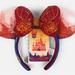 Disney Accessories | Disney Minnie Mouse The Main Attraction Big Thunder Mountain Ear Headband 9/12 | Color: Gold/Orange | Size: Os