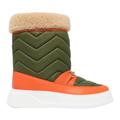 Gucci Shoes | Gucci Horsebit Chevron-Quilted Snow Boots | Color: Green/Orange | Size: 7