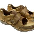 Michael Kors Shoes | Michael Kors Gold 8.5 Womens Sneakers Tennis Shoes Casual Mk | Color: Gold | Size: 8.5