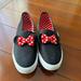 Disney Shoes | Disney Minnie Mouse Slip-On Sneakers | Color: Black | Size: 10
