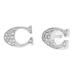 Coach Jewelry | Coach Signature C Silver Stud Earrings - Brand New In Package | Color: Silver | Size: Os