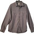 J. Crew Shirts | J.Crew Authentic Workware Mens Size L Gray Shirt Long Sleeve 2 Pockets | Color: Gray | Size: L