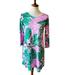 Lilly Pulitzer Dresses | Lilly Pulitzer Ophelia Floral Shift Dress Magnolia Lilac Leidees Night Small | Color: Green/Pink | Size: S