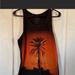 American Eagle Outfitters Shirts | American Eagle Graphic Tank | Color: Gray/Orange | Size: Xs