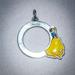 Disney Accessories | 3/$9- Fair Snow White Charm | Color: Blue/Yellow | Size: Osg