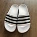 Adidas Shoes | Adidas Adilette Aqua Slides | Color: Black/White | Size: 8