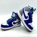 Nike Shoes | Baby Air Jordan 1 Mid | Size 5c | Gray White & Blue | Color: Blue/Gray/White | Size: 5bb