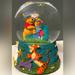 Disney Other | Disney Winnie The Pooh & Piglet Gardening Enesco Musical Water Snow Globe Tigger | Color: Red/Yellow | Size: Os