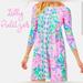 Lilly Pulitzer Dresses | Lilly Pulitzer Ophelia Swing Dress It Was All A Dream Floral Xxs | Color: Pink/Purple | Size: Xxs