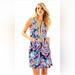 Lilly Pulitzer Dresses | Lilly Pulitzer Carlotta Stretch Shift Dress In Nauti Navy Bojo Bateau 6 Pockets | Color: Blue/Pink | Size: 6