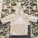 Adidas Shirts & Tops | Boys Adidas 14/16 Large Hoodie Oatmeal/Gray | Color: Cream/Gray | Size: Large 14/16