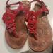 Coach Shoes | Coach Womens Sandals Size 7 | Color: Pink/Red | Size: 7
