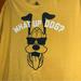 Disney Shirts | Disney Parks Pluto “What Up Dog?” Crew Neck T-Shirt Size Large L Tee | Color: Black/Yellow | Size: L