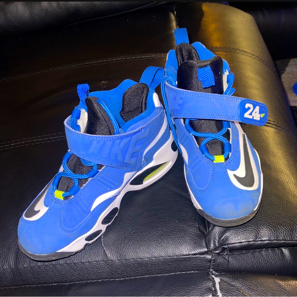 Nike Shoes | Kids Nike Griffeys . Good Condition | Color: Blue/White | Size: 1b