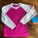 Columbia Swim | Columbia Pfg Girls Rash Guard - Nwt - Size Xxs (4/5) | Color: Pink/White | Size: 4g