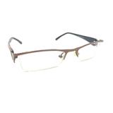 Gucci Accessories | Gucci Gg 6124 Col.04 Copper Brown Half Rim Eyeglasses Frames 50-18 135 Italy | Color: Brown | Size: Os