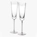Kate Spade Kitchen | Kate Spade Darling Point Toasting Flute Pair New In Box | Color: Silver | Size: Os