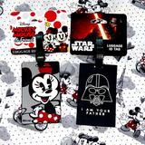 Disney Other | American Tourister Disney And Star Wars Luggage Tags | Color: Black/White | Size: Set Of 2