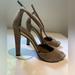 Gucci Shoes | Gucci Suede Sandals Heels. Size 38.5 | Color: Brown/Tan | Size: 8.5