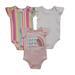 Jessica Simpson One Pieces | Jessica Simpson Layette 3 Piece Set Bodysuit Onesie | Color: Pink | Size: 3-6mb