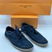 Louis Vuitton Shoes | Louis Vuitton Men’s Suade Espadrille Navy Size 10 Lv 11 Us 100% Authentic | Color: Blue | Size: 11