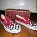 Vans Shoes | Item: Vans Slip Ons | Size: 9 W | Color: Checkered | Color: Black/Red | Size: 9