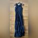 Michael Kors Dresses | Michael Kors Pleated Maxi Dress | Color: Blue | Size: S
