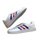 Adidas Shoes | Adidas Vl Court 2.0 White Blue Red Kids Boys Shoes Size 1 | Color: White | Size: 1b