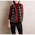 Anthropologie Jackets & Coats | Anthropologie Hei Hei Quincy Plaid Flannel Vest | Color: Black | Size: M