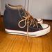 Converse Shoes | Converse Women’s Size 6.5 Hidden Wedge Lace Up Sneakers | Color: Blue/Gray | Size: 6.5