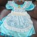 Disney Costumes | Disney Alice In Wonderland Costume Dress With Matching Headband New | Color: Blue/White | Size: Various