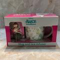 Disney Kitchen | Disney: Alice In Wonderland Mug And Tea Infuser Set | Color: Pink/White | Size: Os