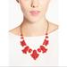 Kate Spade Jewelry | Kate Spade Day Tripper Coral Statement Necklace Euc | Color: Orange | Size: Os