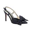 Kate Spade Shoes | Kate Spade Sheela Sling Black Glitter Slingback Heels Size 6.5 New | Color: Black | Size: 6.5