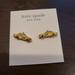 Kate Spade Jewelry | Kate Spade Ma Cherie Taxi! Stud Earrings Nwt | Color: Black/Yellow | Size: Os