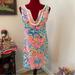 Lilly Pulitzer Dresses | Lily Pulitzer Dress Beautiful Signature Pink & Blue Size Medium | Color: Blue/Pink | Size: M